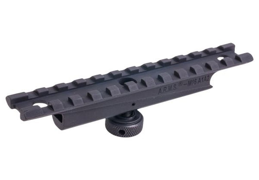 Maddog Customs KCスタイル M16 / XM177 / M723 キャリーハンドル付きトップスコープマウント - ブラック
