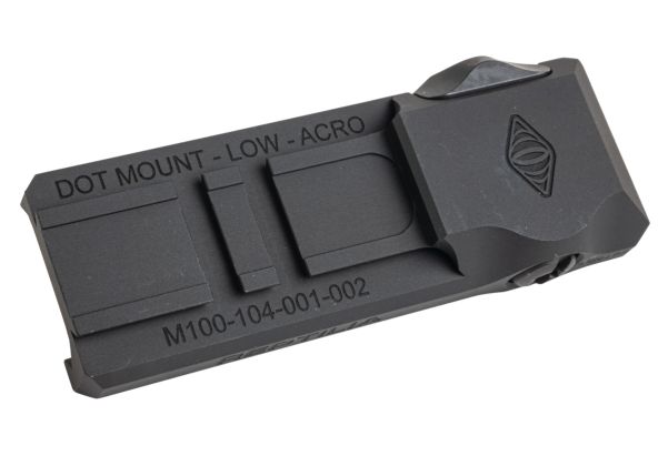 Maddog Customs ACRO ロープロファイルマウント（20mmピカティニーレイル用） - ブラック
