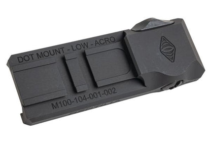Maddog Customs ACRO ロープロファイルマウント（20mmピカティニーレイル用） - ブラック
