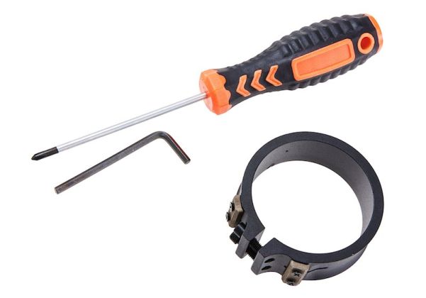 HOLY WARRIOR LPVOスコープクイックスイッチマウント（高さ1.93インチ、スコープリング径30mm、ブラック）
