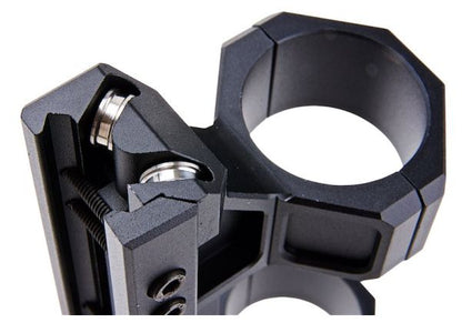 HOLY WARRIOR LPVOスコープクイックスイッチマウント（高さ1.93インチ、スコープリング径30mm、ブラック）
