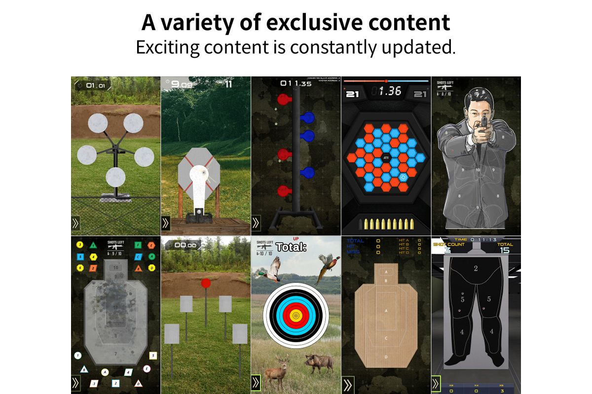 GUNPOWER アドバンスドSMT プロフェッショナルターゲットシステム（サイズ：24インチ／垂直）