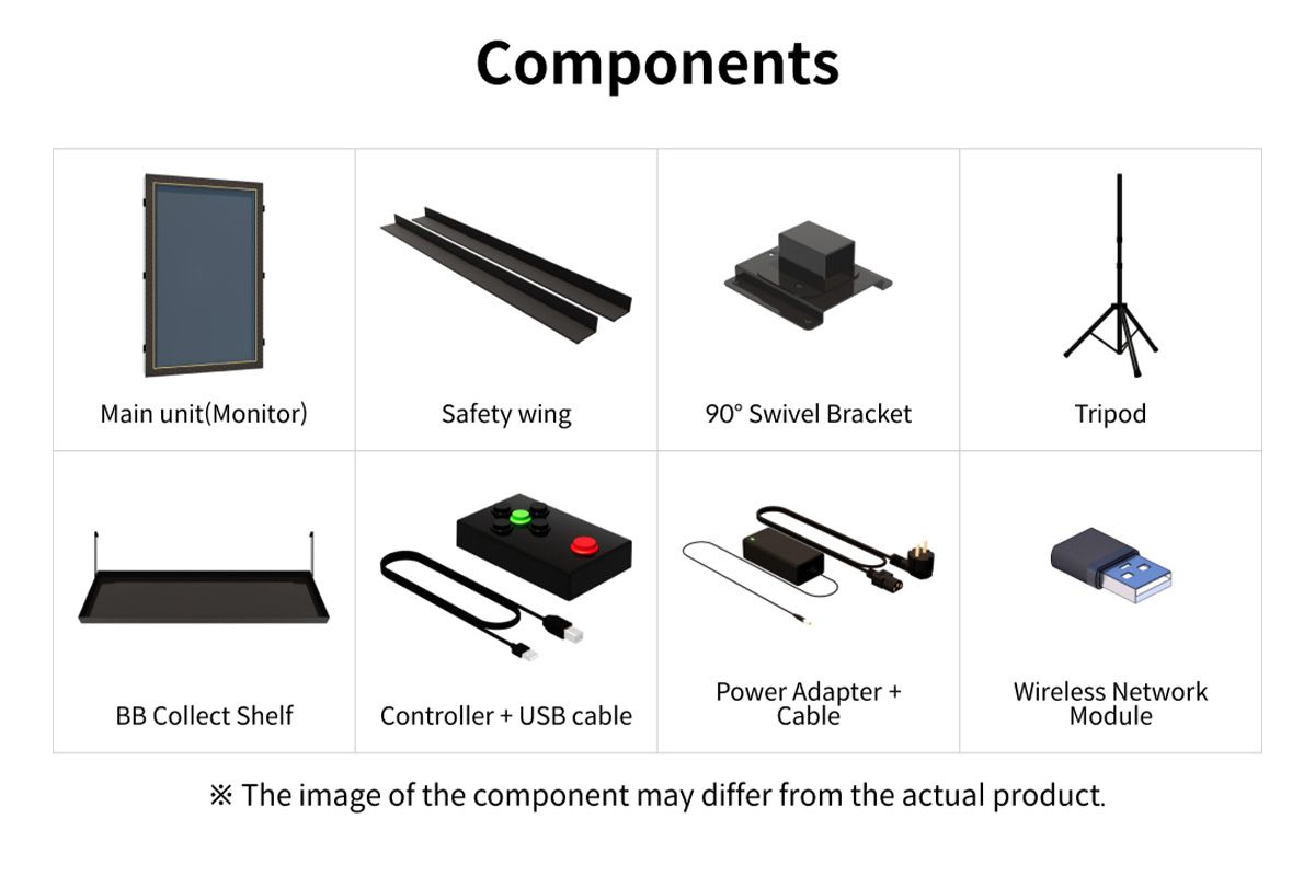 GUNPOWER アドバンスドSMT プロフェッショナルターゲットシステム（サイズ：27インチ／垂直）