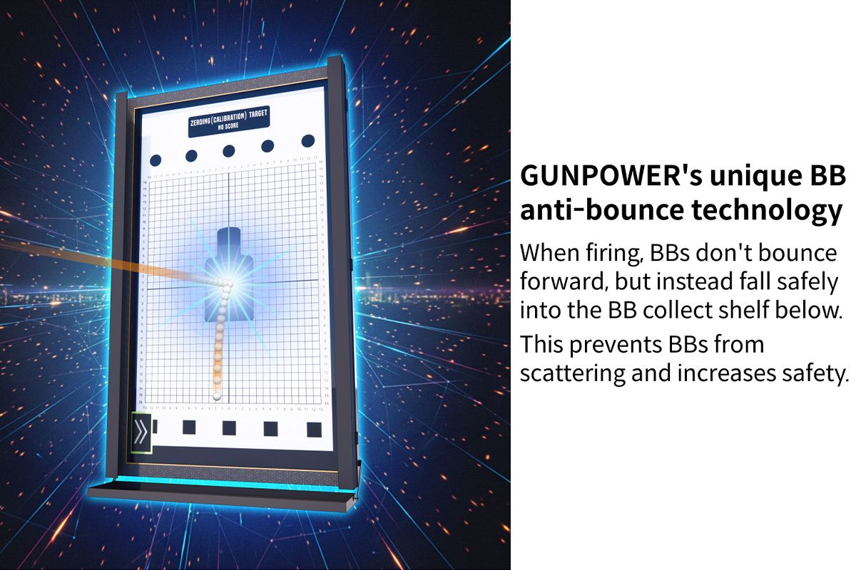 GUNPOWER アドバンスドSMT プロフェッショナルターゲットシステム（サイズ：27インチ／垂直）