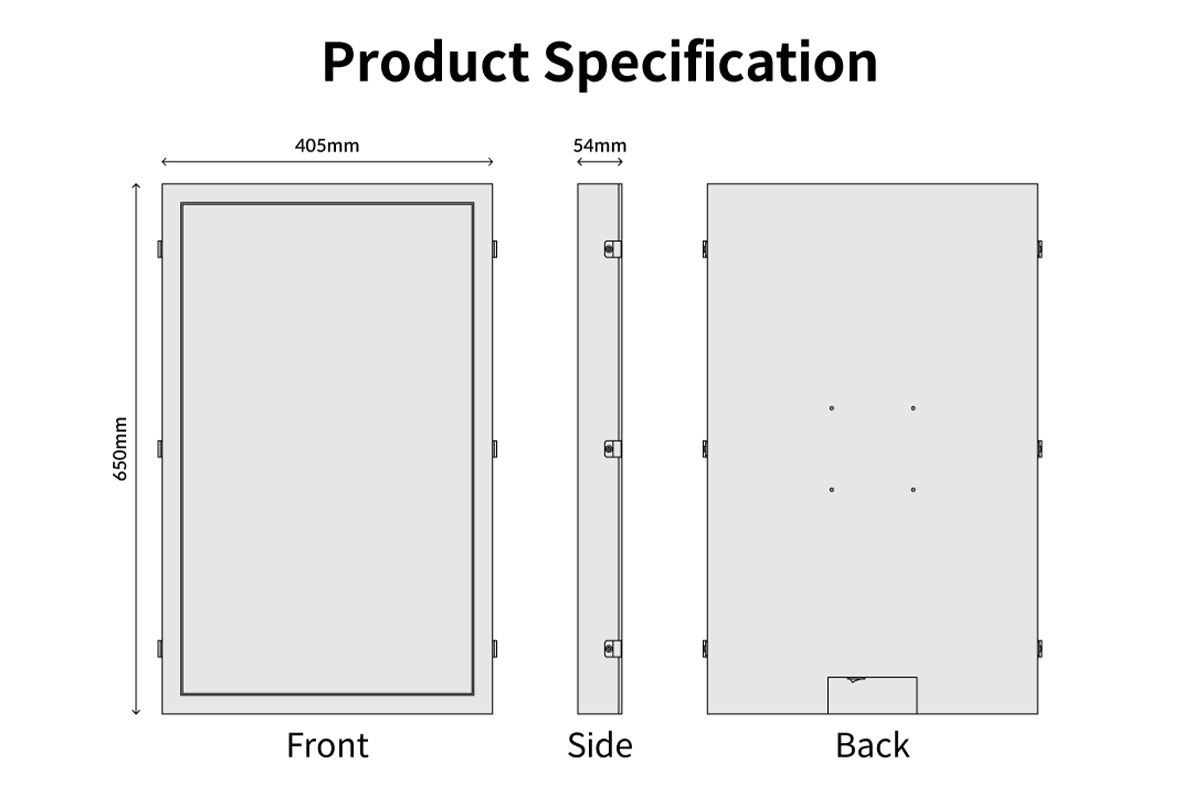 GUNPOWER アドバンスドSMT プロフェッショナルターゲットシステム（サイズ：27インチ／垂直）