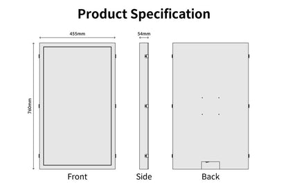 GUNPOWER アドバンスドSMT プロフェッショナルターゲットシステム（サイズ：32インチ／垂直）