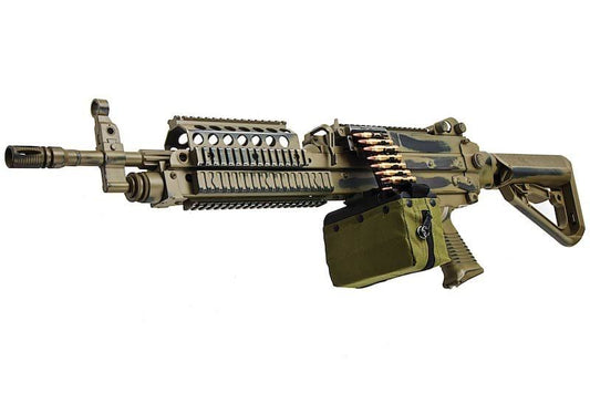 T8 X A&K SP システム MK46 MOD0 エアソフト LMG AEG バトルウォーンバージョン - FDE