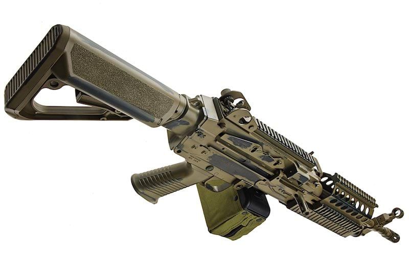 T8 X A&K SP システム MK46 MOD0 エアソフト LMG AEG バトルウォーンバージョン - FDE