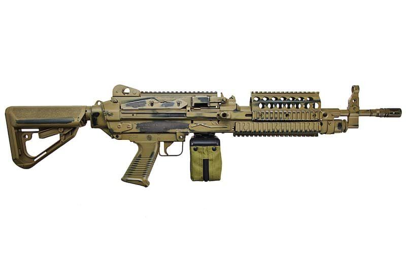 T8 X A&K SP システム MK46 MOD0 エアソフト LMG AEG バトルウォーンバージョン - FDE