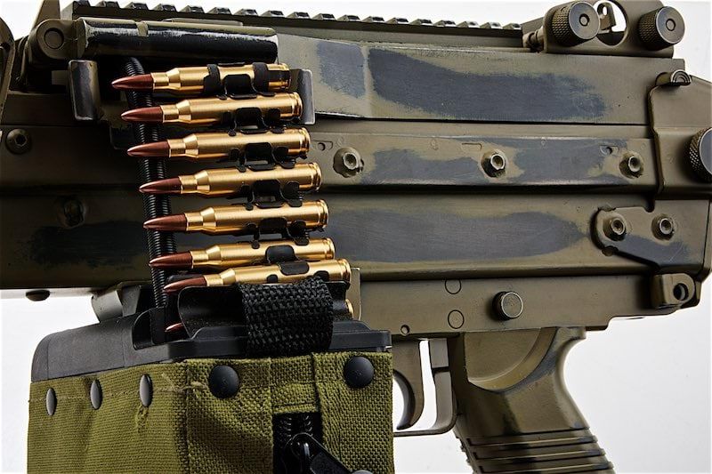 T8 X A&K SP システム MK46 MOD0 エアソフト LMG AEG バトルウォーンバージョン - FDE