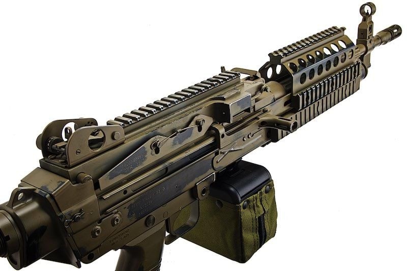 T8 X A&K SP システム MK46 MOD0 エアソフト LMG AEG バトルウォーンバージョン - FDE