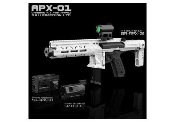 SRU アクション アーミー AAP 01 GBB エアガン カービン キット - ホワイト – AIRSOFT GOGO