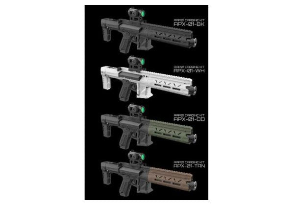 SRU アクション アーミー AAP 01 GBB エアガン カービン キット - ホワイト – AIRSOFT GOGO