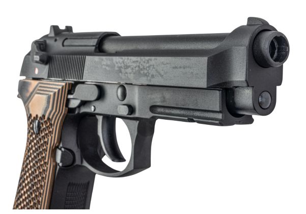 SRC M9A1 SR-92 A1 G10グリップ付きGBBエアソフトピストル
