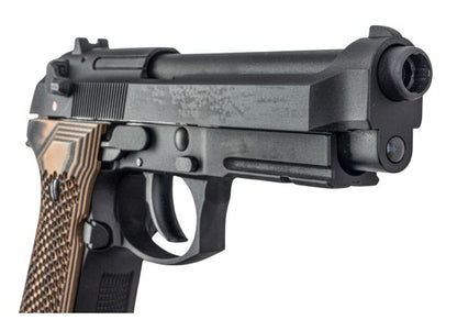 SRC M9A1 SR-92 A1 G10グリップ付きGBBエアソフトピストル
