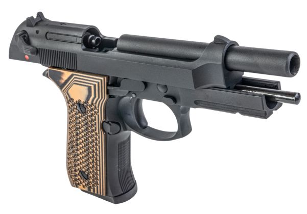 SRC M9A1 SR-92 A1 G10グリップ付きGBBエアソフトピストル
