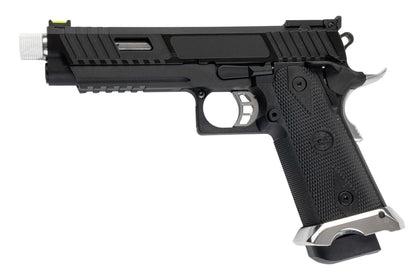 SRC KIKIMORA ハイキャパ 5.1 エアソフト GBB ピストル - 銀(ぎん)バレル、マグウェル、トリガー、サムセーフティ
