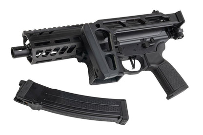 STRATOS X Airsoft MPX-K GBB エアソフト SMG CNCストック付き - ブラック