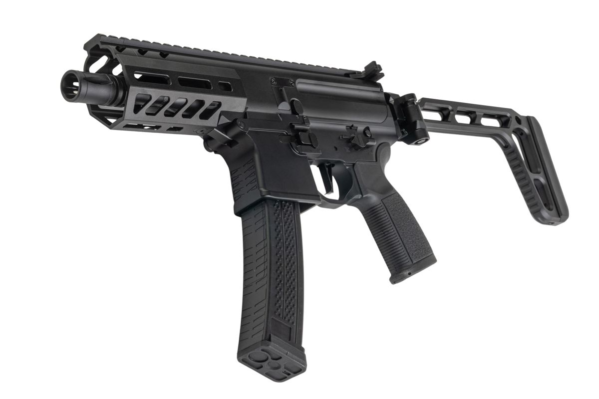 STRATOS X Airsoft MPX-K GBB エアソフト SMG CNCストック付き - ブラック