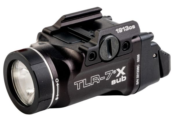 Streamlight TLR-7X SUB USBガンライト（1913ショートレイルハンドガン用）（SL-B9バッテリー、69408）
