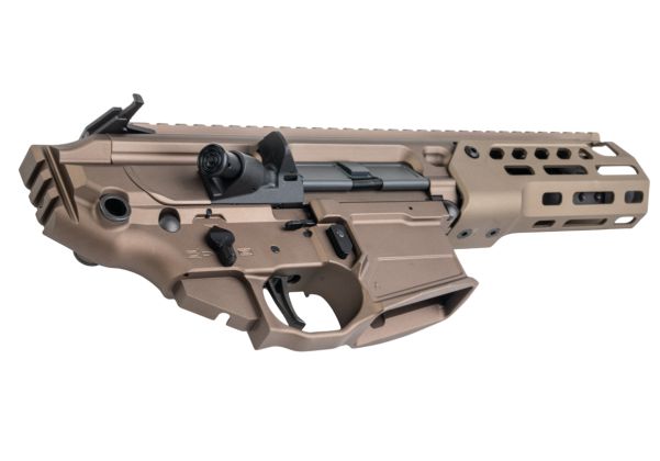 Toxicant SPEAR LT 6.75インチ コンバージョンキット Tokyo Marui MWS GBBR用a - ちゃいろ (CNCアルミニウム / アルミ)