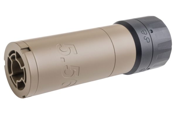 Toxicant SPEAR LT SD サプレッサー付きコンバージョンキット Tokyo Marui MWS GBBR用 - Fちゃいろ (CNCアルミニウム / アルミ)
