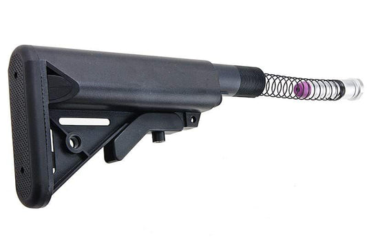 T8 Tokyo Marui MWS GBBR エアソフトガン Cスタイルストック 6ポジションバッファーーチューブコンボセット付き - BK