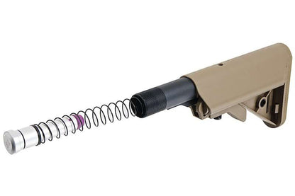 T8 Tokyo Marui MWS GBBR エアソフトガン Cスタイルストック 6ポジションバッファーーチューブコンボセット付き - BK