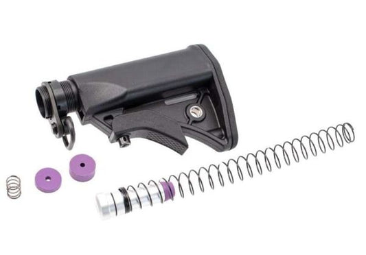 T8 Tokyo Marui MWS GBBR エアソフトガン Lスタイルストック + 4P バッファーーチューブ コンボセット