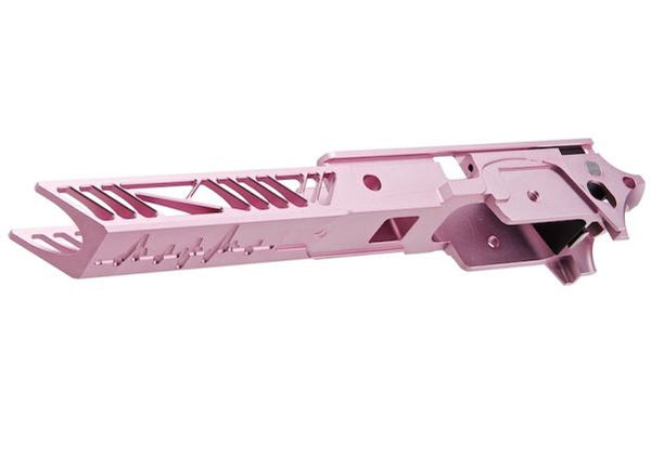 Dr. Black Tokyo Marui ハイキャパ GBB フレーム (CNC アルミニウム、4.3 インチ、タイプ 1) - ピンク
