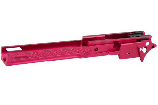 Dr. Black Tokyo Marui ハイキャパ 5.1 GBB フレーム (スタイル 05、CNC アルミニウム / アルミ、マゼンタ)