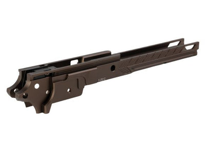 Dr. Black Tokyo Marui ハイキャパ 5.1 GBB フレーム (スタイル 05、CNC アルミニウム / アルミ、タン)