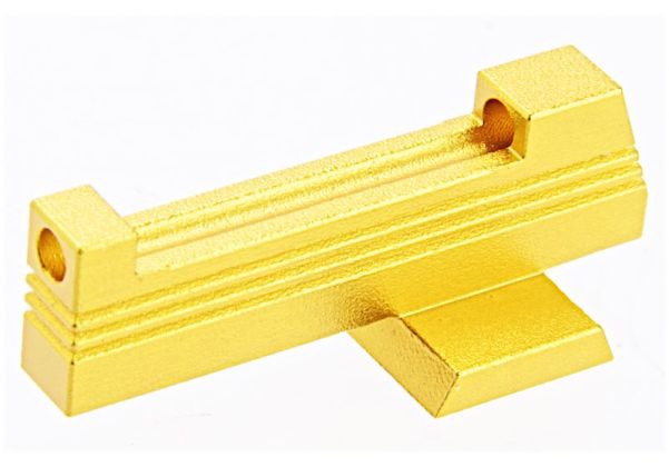 Dr. Black Tokyo Marui HI-CAPA ファイバーオプティックフロントサイト（アルミニウム / アルミ、金(きん)）