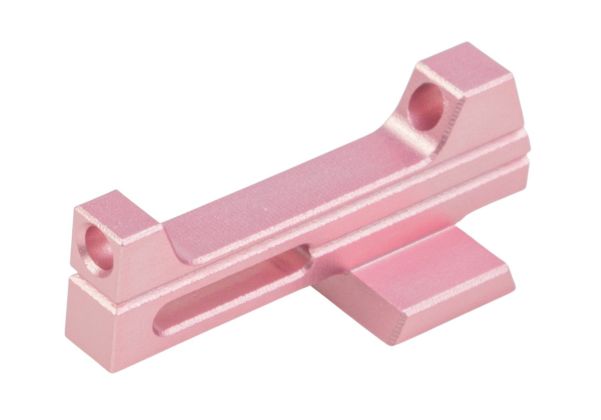 Dr. Black Tokyo Marui HI-CAPA用 ファイバーオプティックフロントサイト（アルミ製、ピンク）