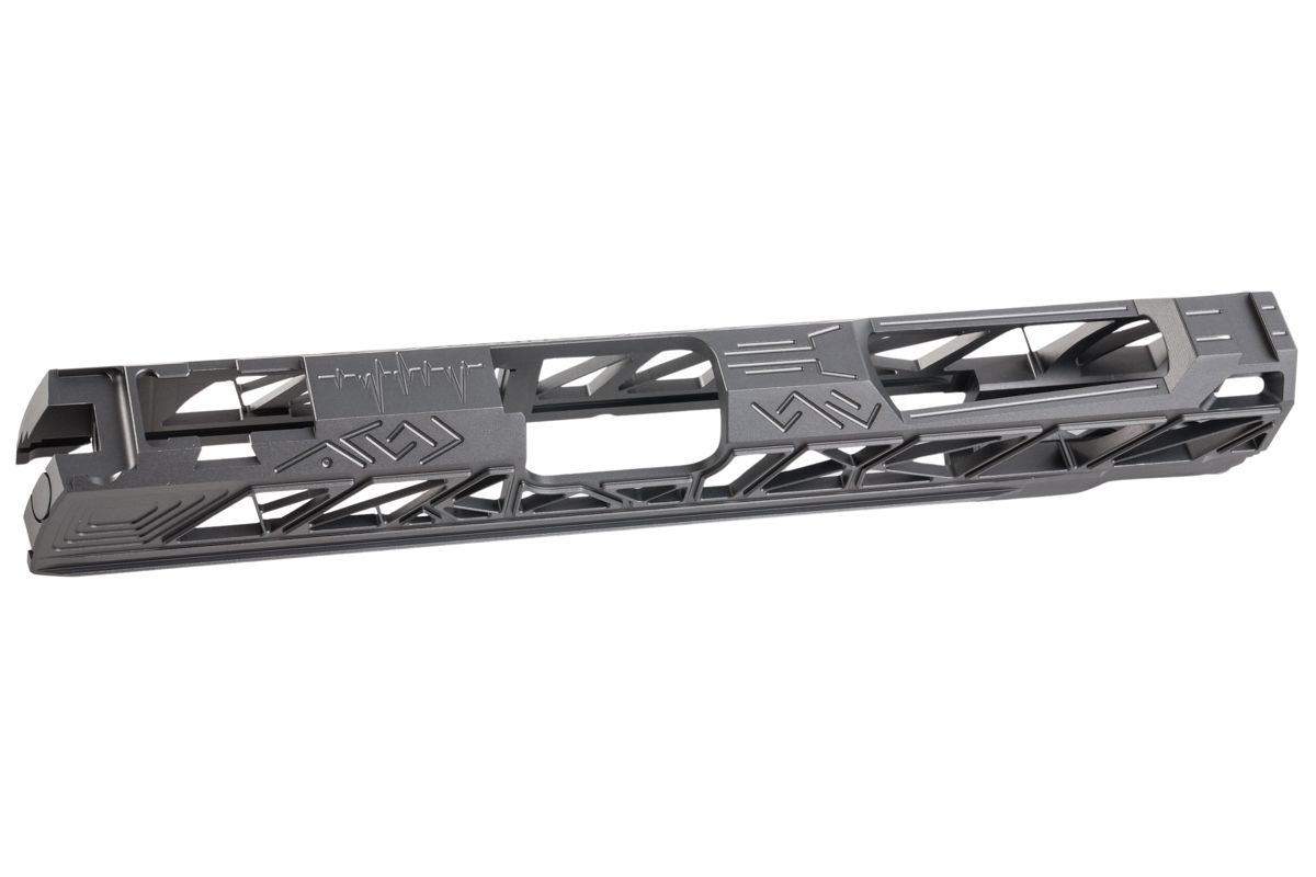 Dr. Black Tokyo Marui ハイキャパ5.1 GBB GBBスライド (タイプ800、アルミ、GY)