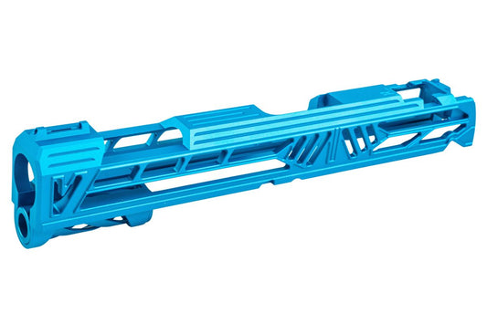 Dr. Black Tokyo Marui HI-CAPA 5.1 GBB GBBスライド (タイプ V 照光式フロントサイト付き、アルミ、アクア)