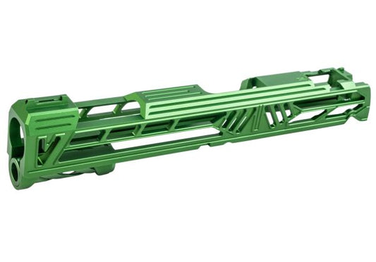 Dr. Black Tokyo Marui HI-CAPA 5.1 GBB GBBスライド（タイプV、イルミネーションフロントサイト付き、アルミ製、グリーン）