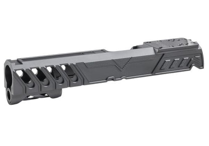 Dr. Black Tokyo Marui ハイキャパ5.1 GBB GBBスライド (タイプ「W」、アルミニウム / アルミ、グレー)