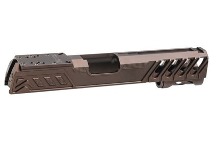 Dr. Black Tokyo Marui ハイキャパ5.1 GBB GBBスライド (タイプ「W」、アルミニウム / アルミ、タン)