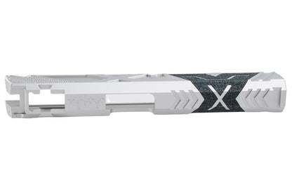 Dr. Black Tokyo Marui ハイキャパ5.1 GBB GBBスライド (タイプ「X」、アルミニウム / アルミ、銀(ぎん))