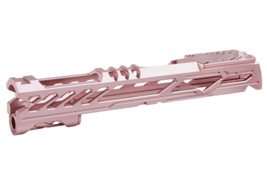 Dr. Black Tokyo Marui ハイキャパ 5.1 GBB オプティクス レディGBBスライド タイプY (アルミニウム / アルミ、ピンク)