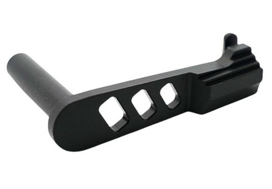 Dr. Black Tokyo Marui ハイキャパ GBB アルミGBBスライドストップ (タイプA、ブラック)