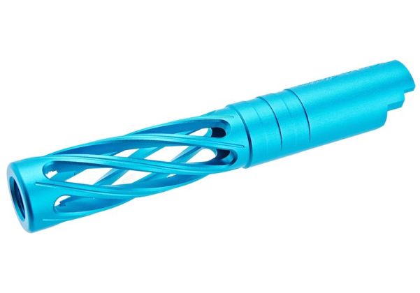 Dr. Black HI-CAPA 4.3 GBB アウターバレル (タイプディンギング、6063 アルミニウム / アルミ、アクア)