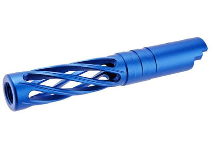 Dr. Black Hi-Capa 4.3 GBBアウターバレル（タイプディンギング、6063アルミニウム / アルミ、ブルー）