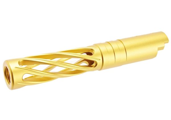 Dr. Black HI-CAPA 4.3 GBB アウターバレル (型打、6063 アルミニウム / アルミ、金(きん))