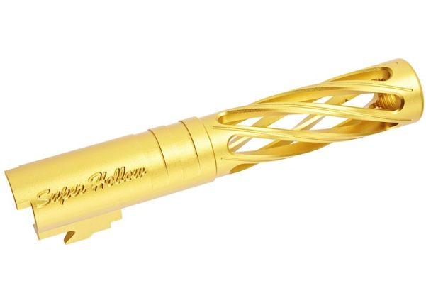 Dr. Black HI-CAPA 4.3 GBB アウターバレル (型打、6063 アルミニウム / アルミ、金(きん))