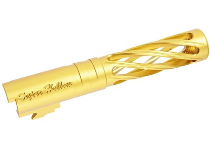 Dr. Black HI-CAPA 4.3 GBB アウターバレル (型打、6063 アルミニウム / アルミ、金(きん))