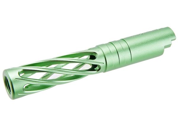 Dr. Black Hi-Capa 4.3 GBBアウターバレル（タイプディンギング、6063アルミニウム / アルミ、グリーン）