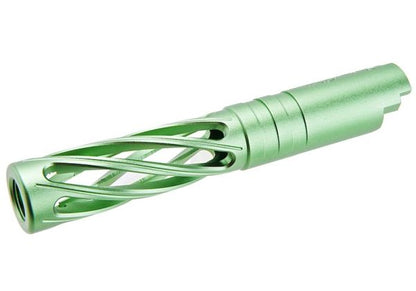 Dr. Black Hi-Capa 4.3 GBBアウターバレル（タイプディンギング、6063アルミニウム / アルミ、グリーン）