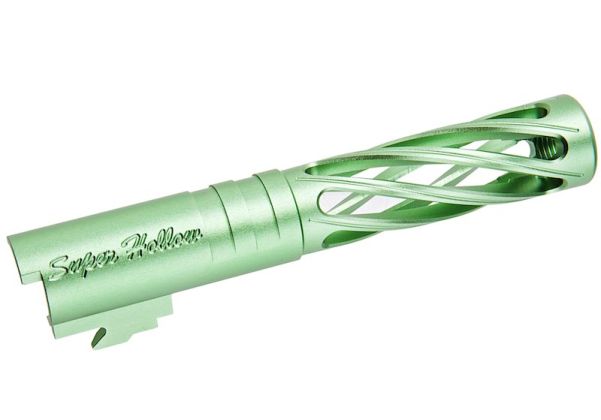 Dr. Black Hi-Capa 4.3 GBBアウターバレル（タイプディンギング、6063アルミニウム / アルミ、グリーン）